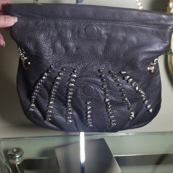 Ann Taylor Loft Brown Leather Shoulder Bag - Picture 5 of 6